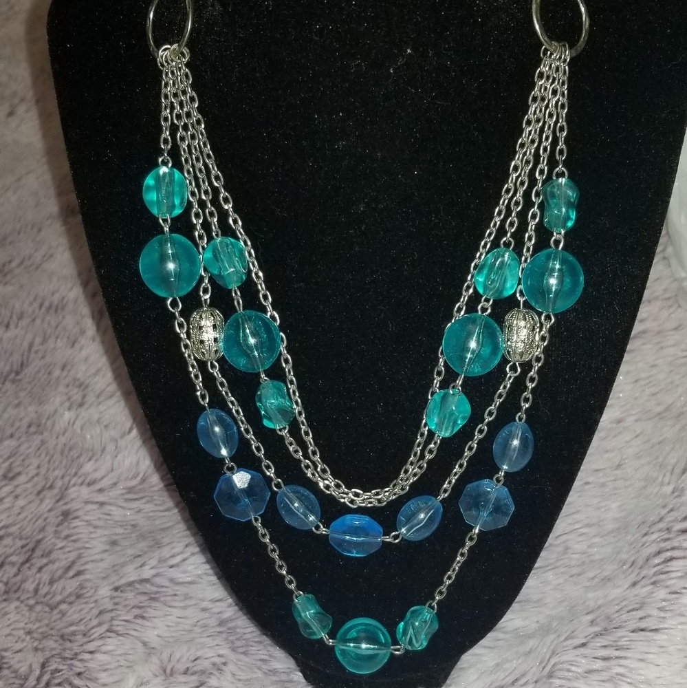 4 strand beaded necklace